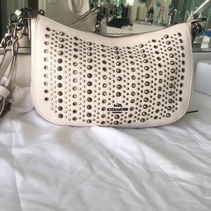 ❌❌SOLD❌❌Authentic Coach studded leather crossbody bag